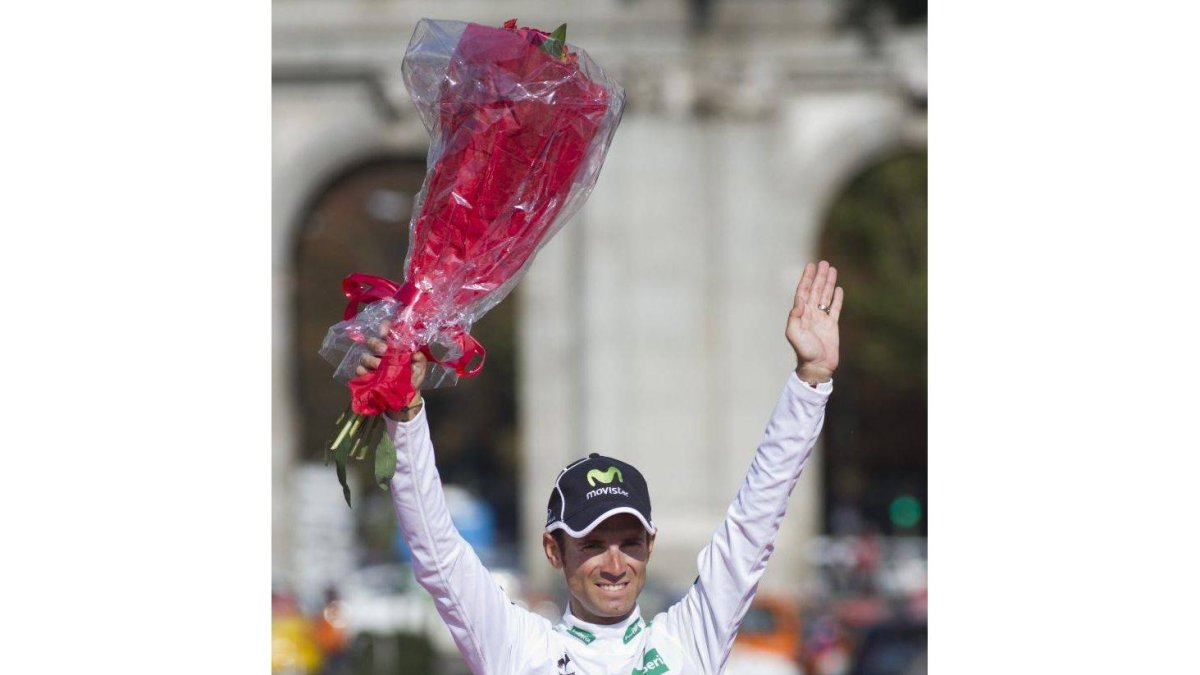 Valverde, segundo clasificado de la Vuelta España.