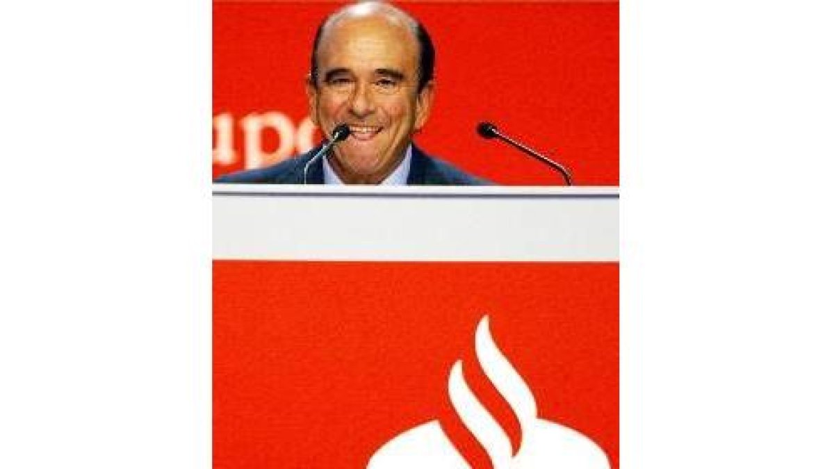 Botín, durante su intervención ante la junta de accionistas