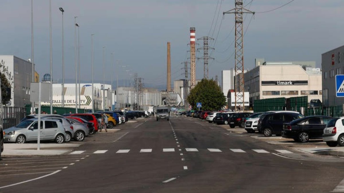 Zona del polígono industrial en León. FERNANDO OTERO PERANDONES