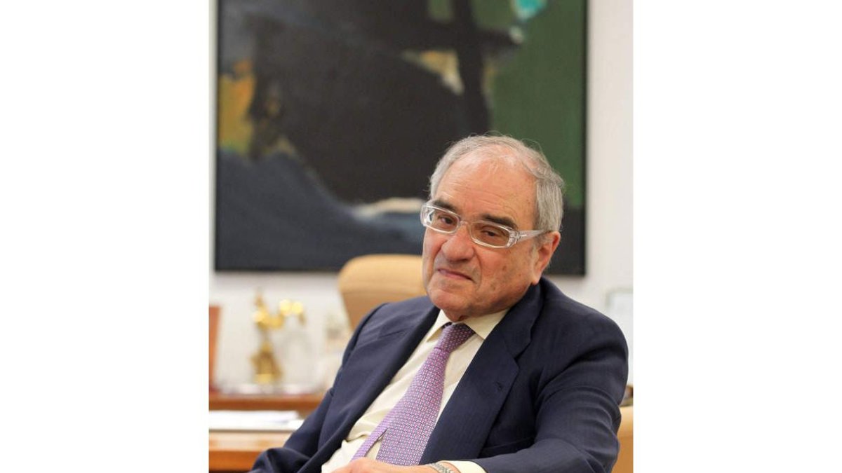 El exvicepresidente del Gobierno y consejero de Técnicas Reunidas, Rodolfo Martín Villa. JUAN LÁZARO