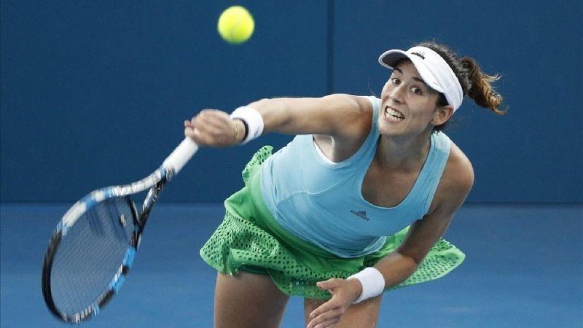 Muguruza ya está en semifinales, en Brisbane.