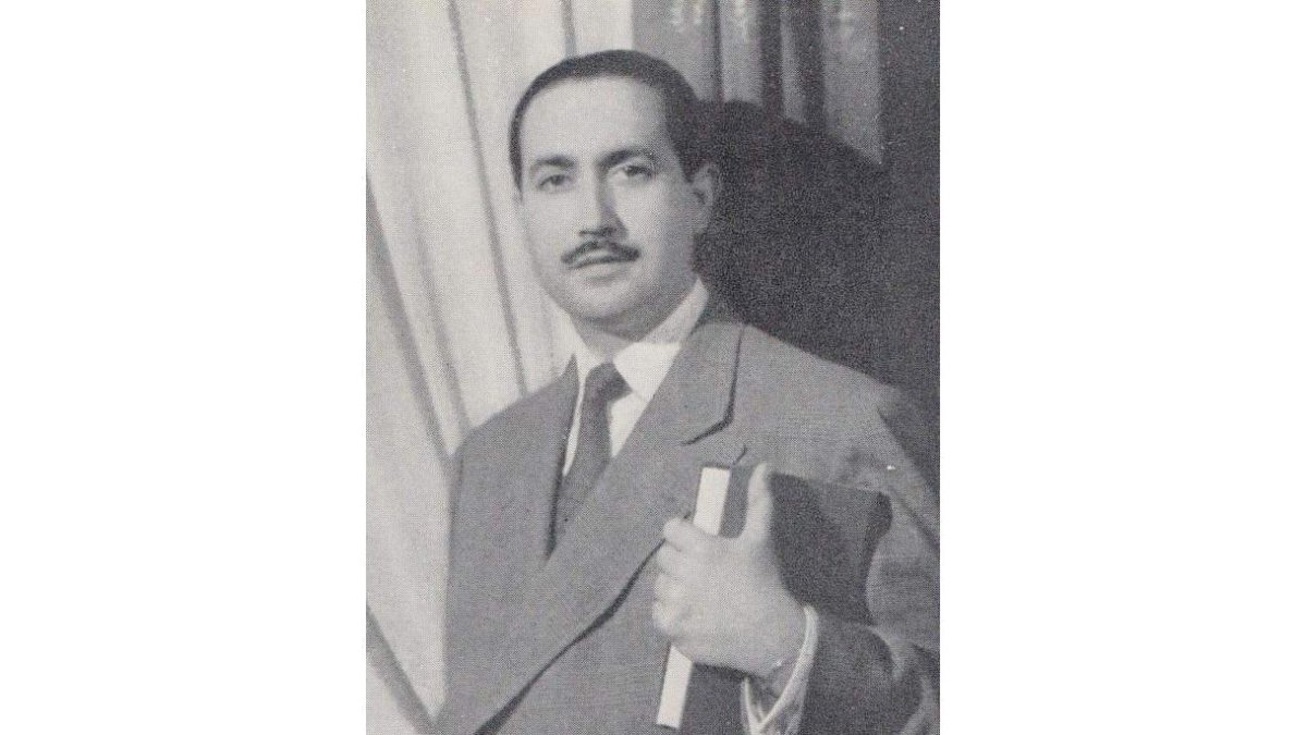Imagen de juventud de José García Nieto