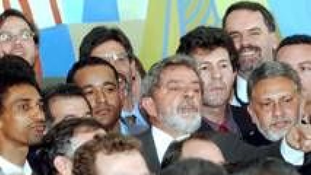 Reunión de Lula con los alcaldes del Partido de los Trabajadores de Brasil