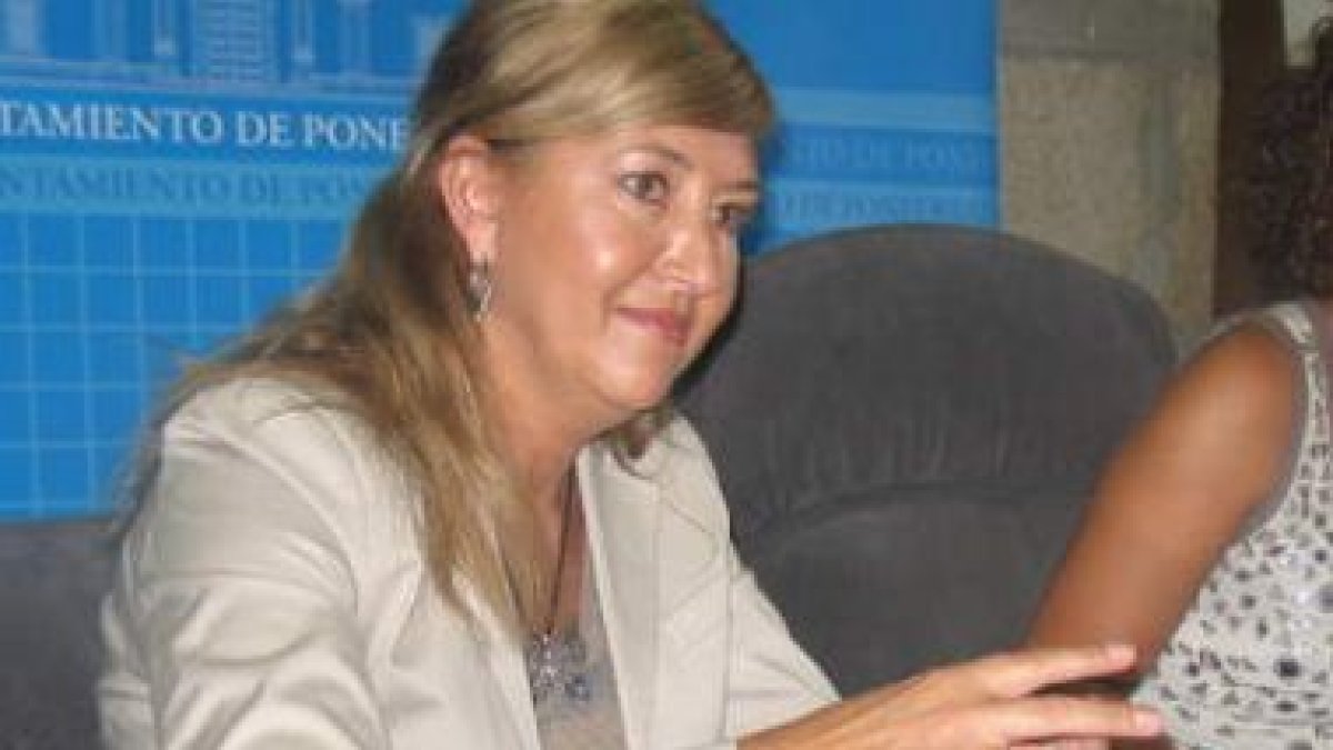 La edil de Nuevas Teconología, Teresa García Magaz.