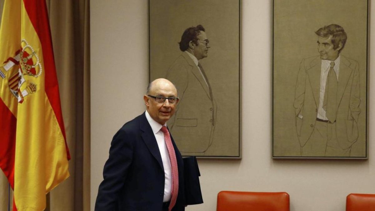 El ministro de Hacienda y Función Pública Cristóbal Montoro.