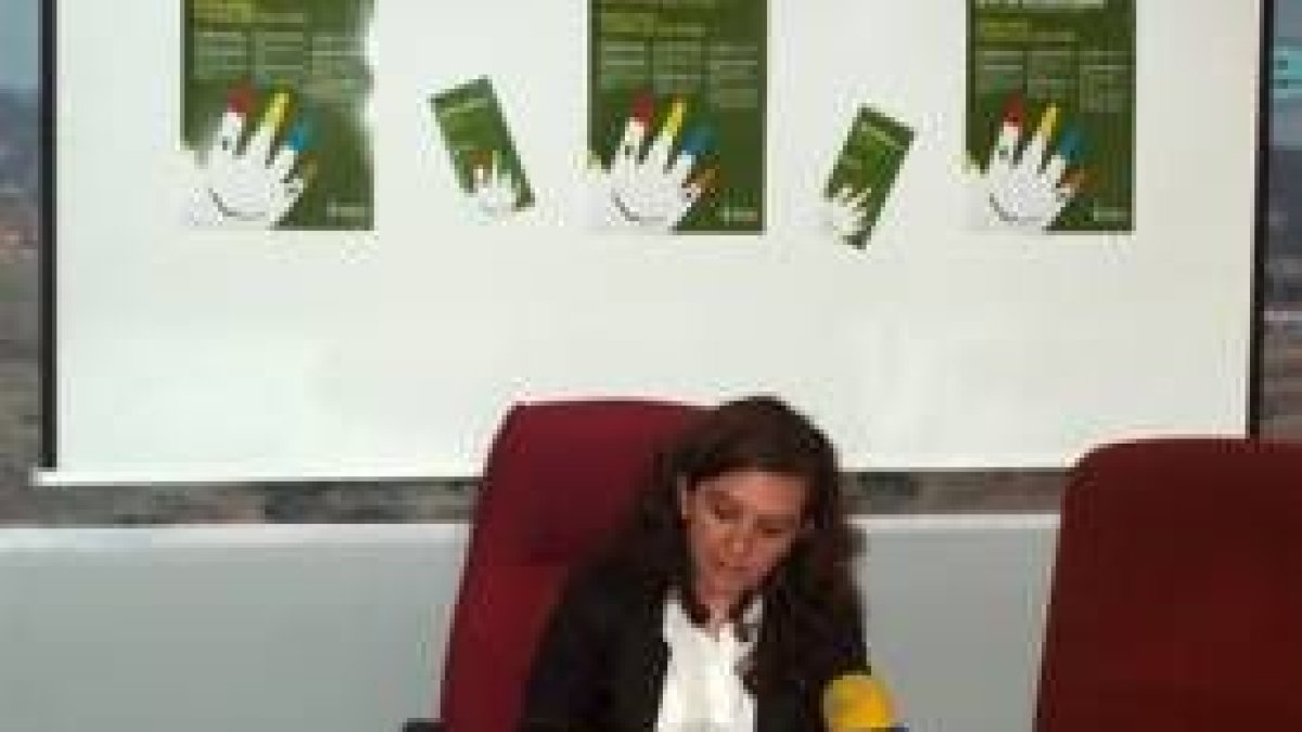 La concejala Milagros Gordaliza, durante la presentación de las actividades de la semana cultural