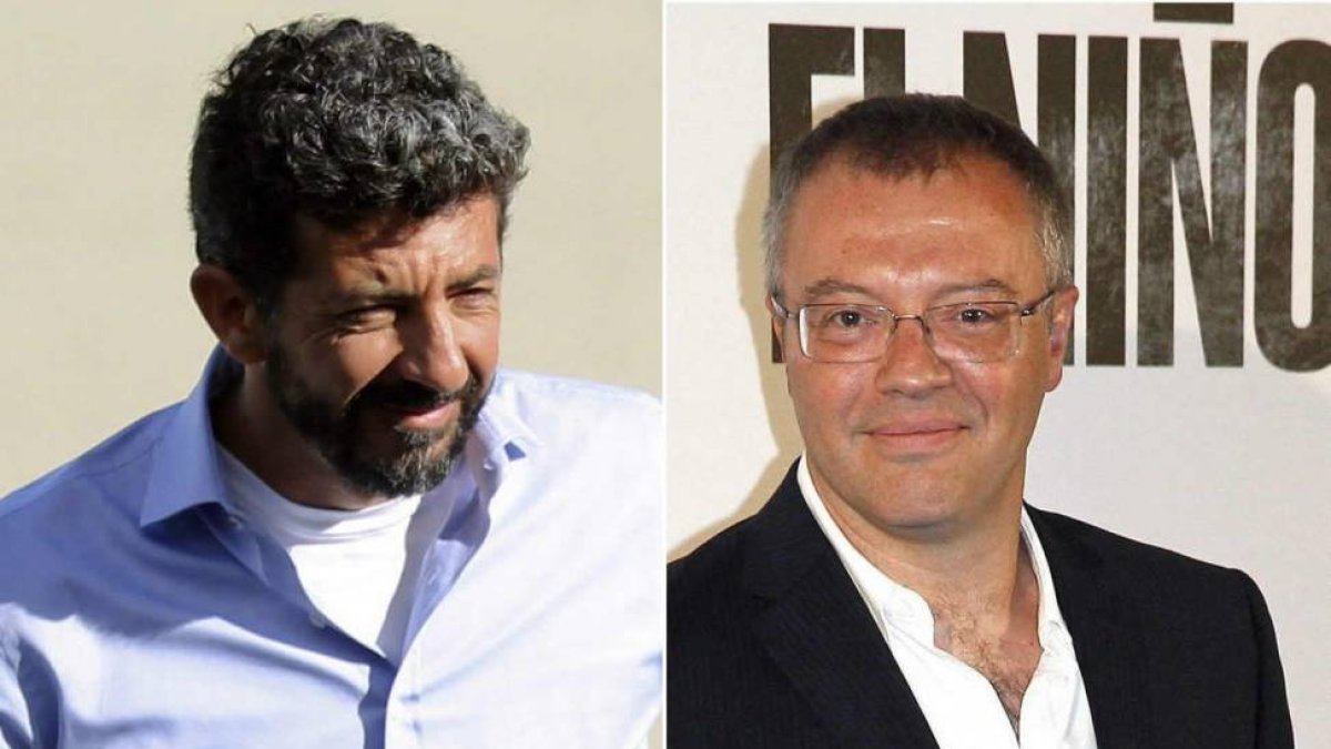 Los directores Alberto Rodríguez y Daniel Monzón.