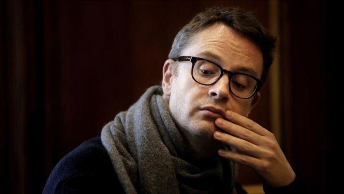 El cineasta danés Nicolas Winding Refen, durante su visita a Madrid para promocionar 'The neon demon'.
