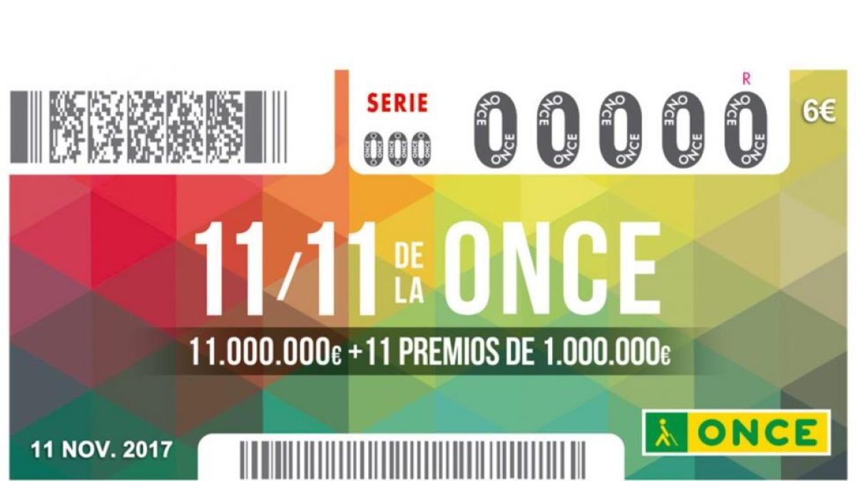 Sorteo del 11 del 11 de la ONCE 2017.