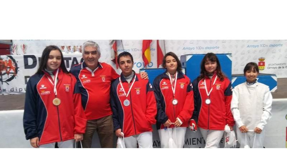 La representación leonesa brilló en el campeonato de Castilla y León en Arroyo de la Encomienda. DL