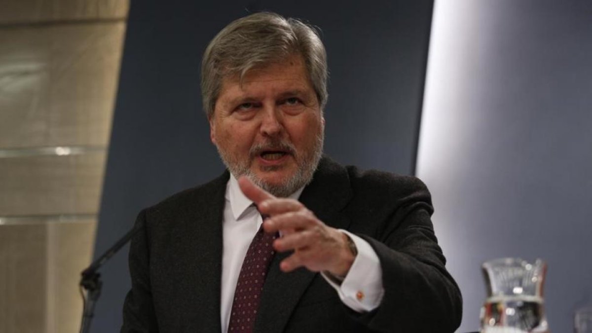 El ministro de Educación y portavoz del Gobierno, Íñigo Méndez de Vigo.