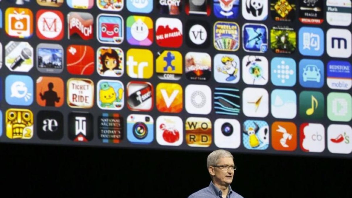 Tim Cook, en la conferencia de desarrolladores de Apple de San Francisco.