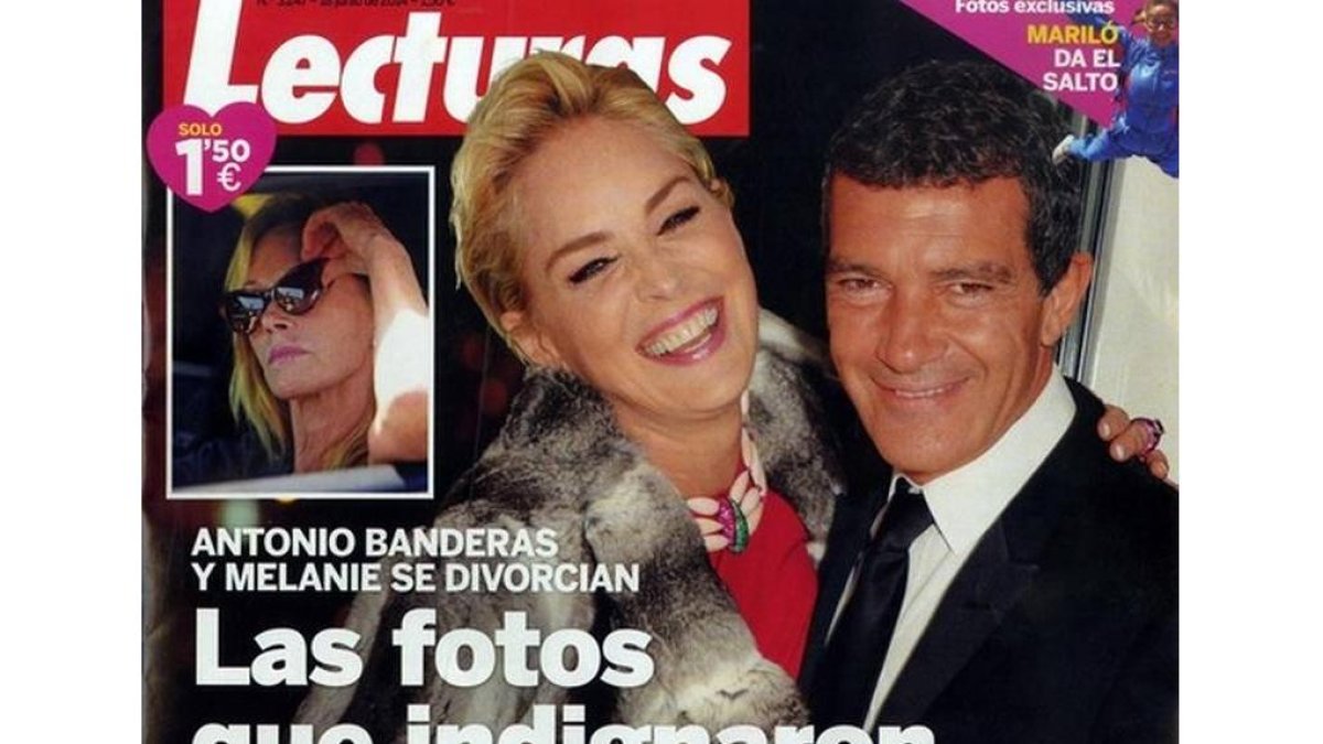 La revista 'Lecturas' se centra en las verdaderas razones del divorcio de Antonio Banderas y Melanie Griffith.