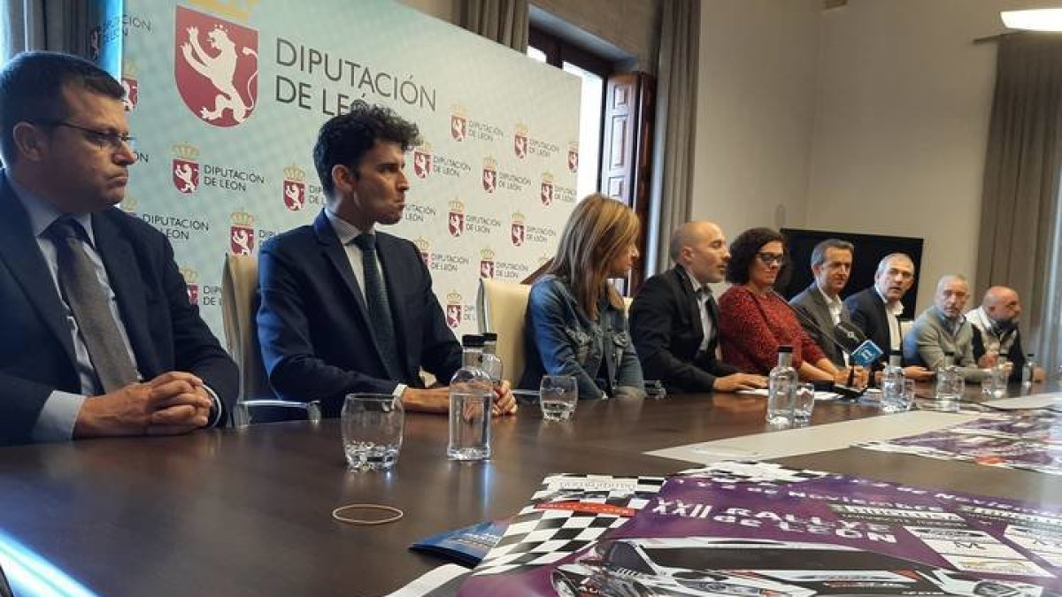 Presentación del rally en la Diputación. DL