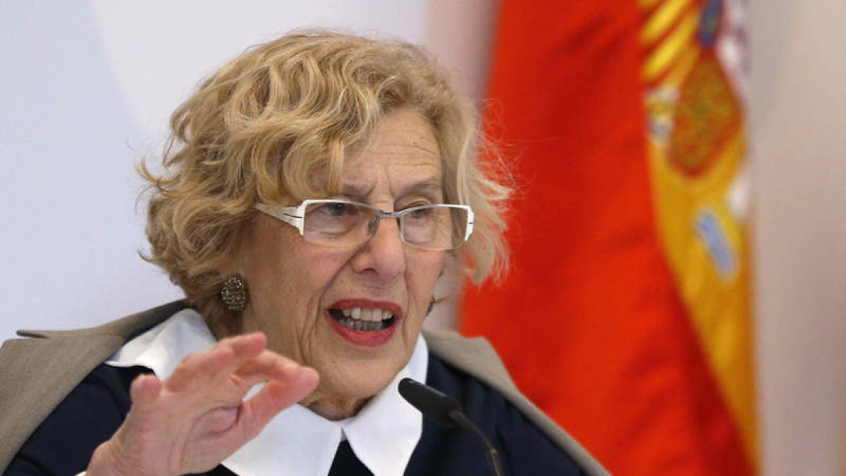 La alcaldesa de Madrid, Manuela Carmena.