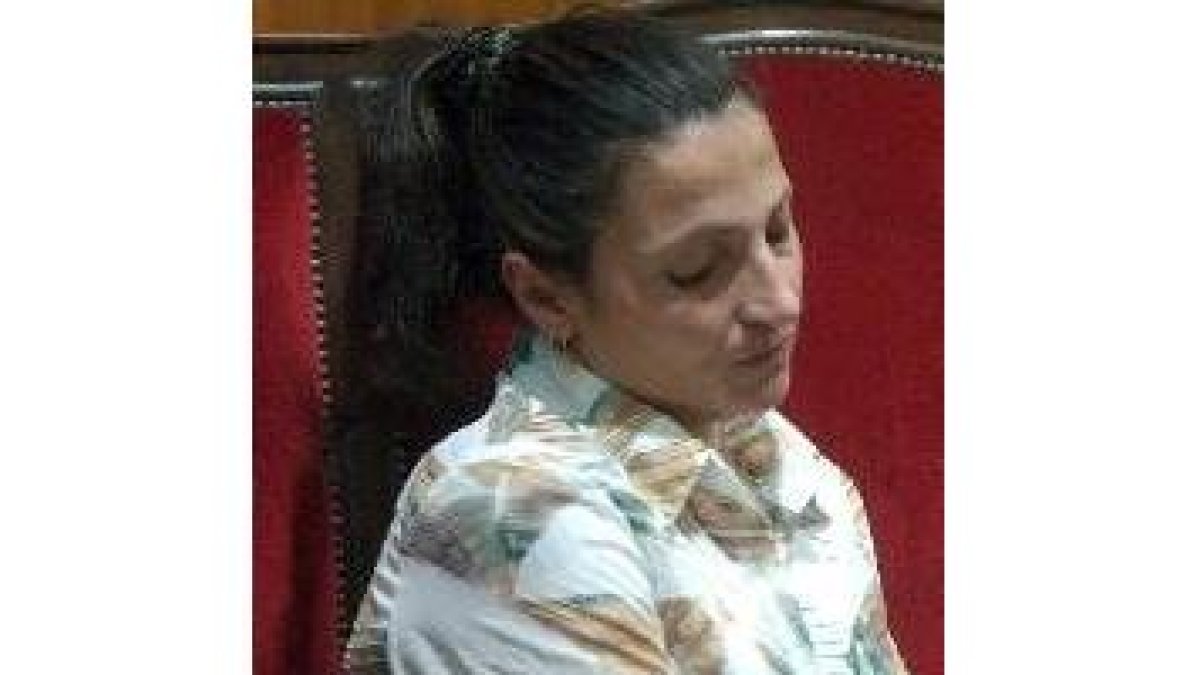 La parricida de Santomera, en el momento de conocer el veredicto
