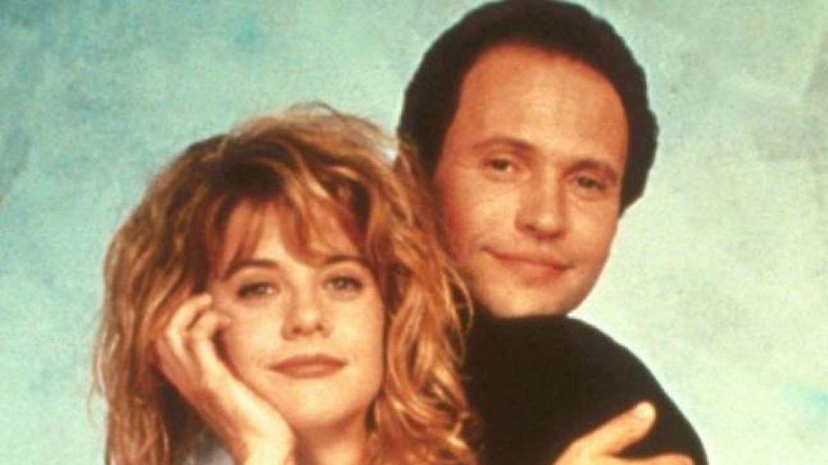 Meg Ryan y Billy Crystal, ay, tal como éramos, en 1988, 'Cuando Harry encontró a Sally'.
