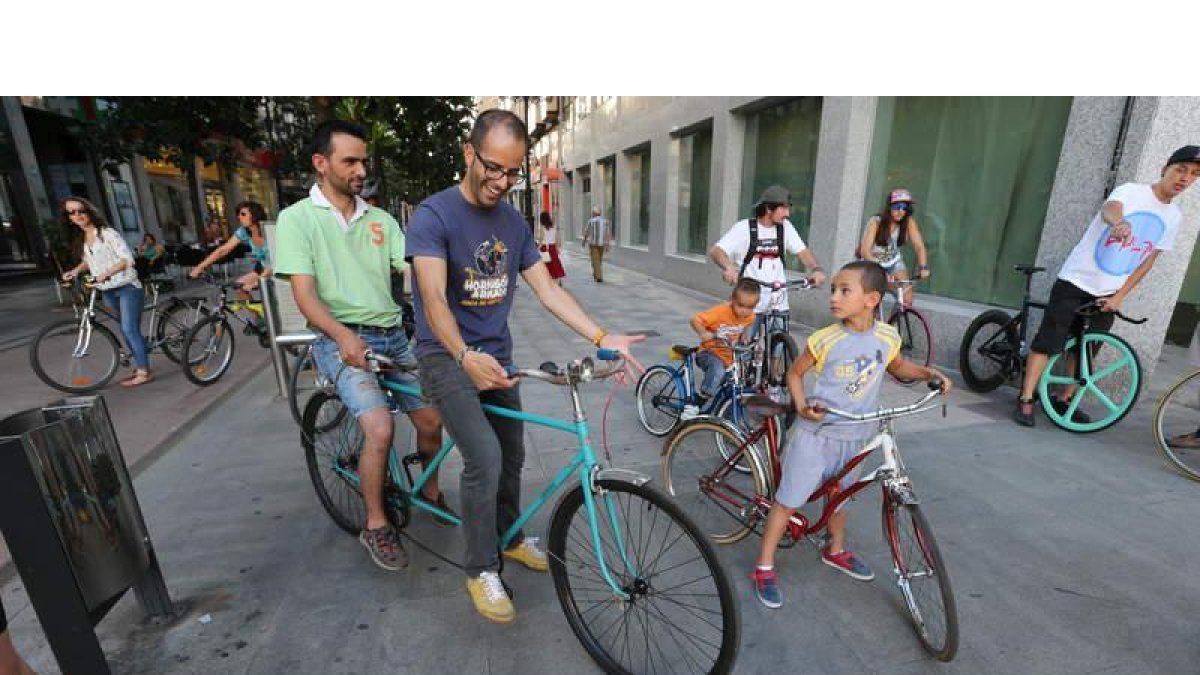Imagen de archivo de una concentración de bicicrítica.