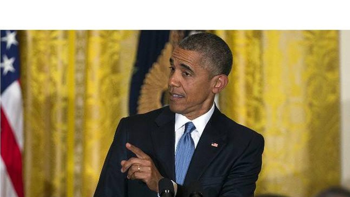 Obama, contestando a la activista en la recepción en la Casa Blanca