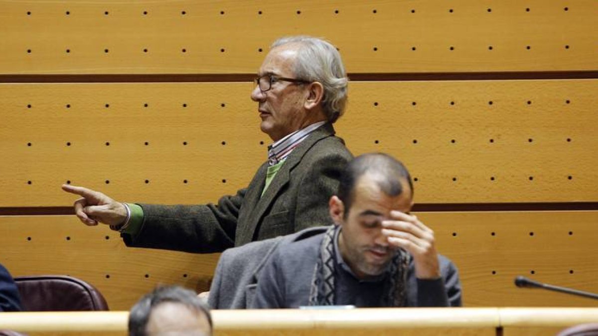 Juan Morano en el Senado
