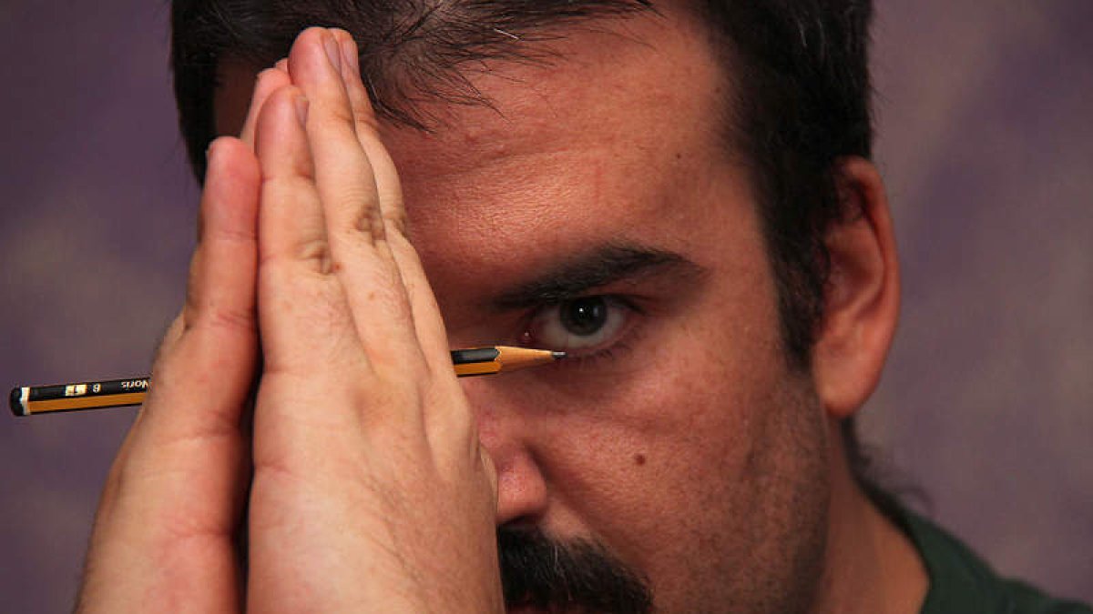 El dibujante leonés e ingeniero informático Javier García-Miranda.