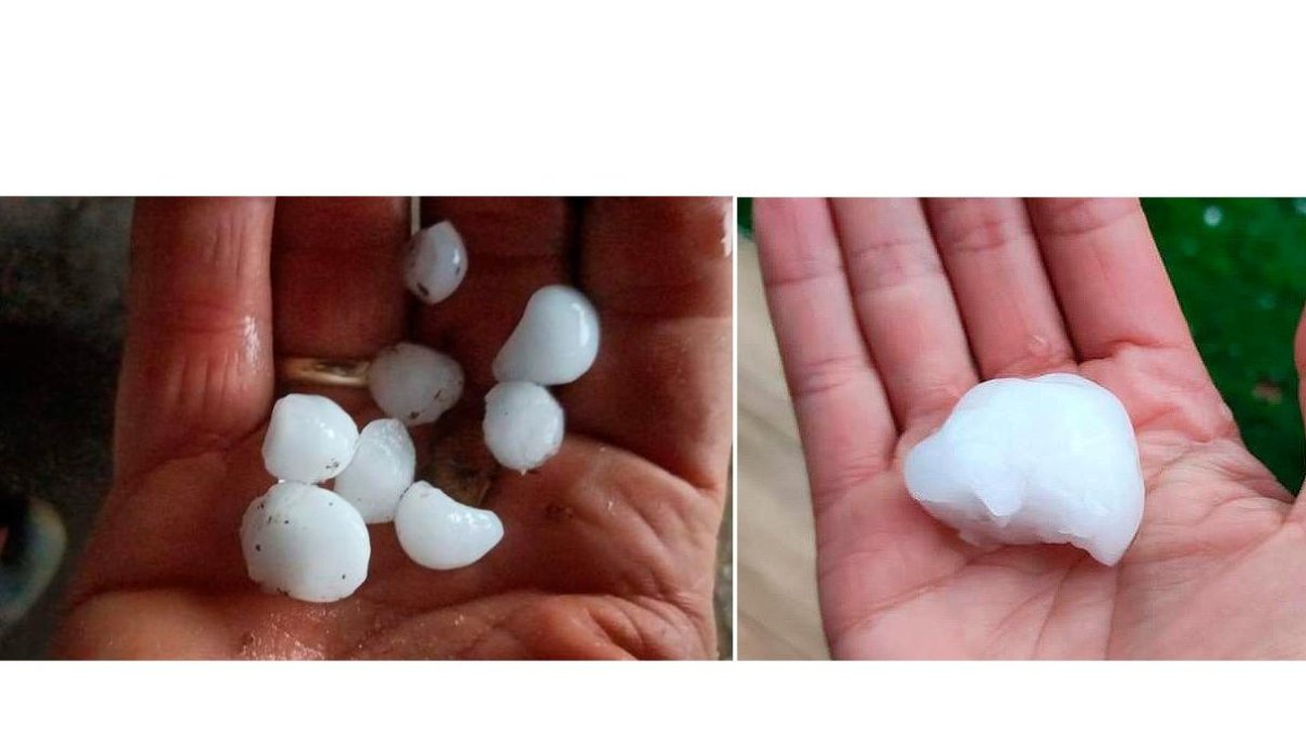 Granizada en El Bierzo