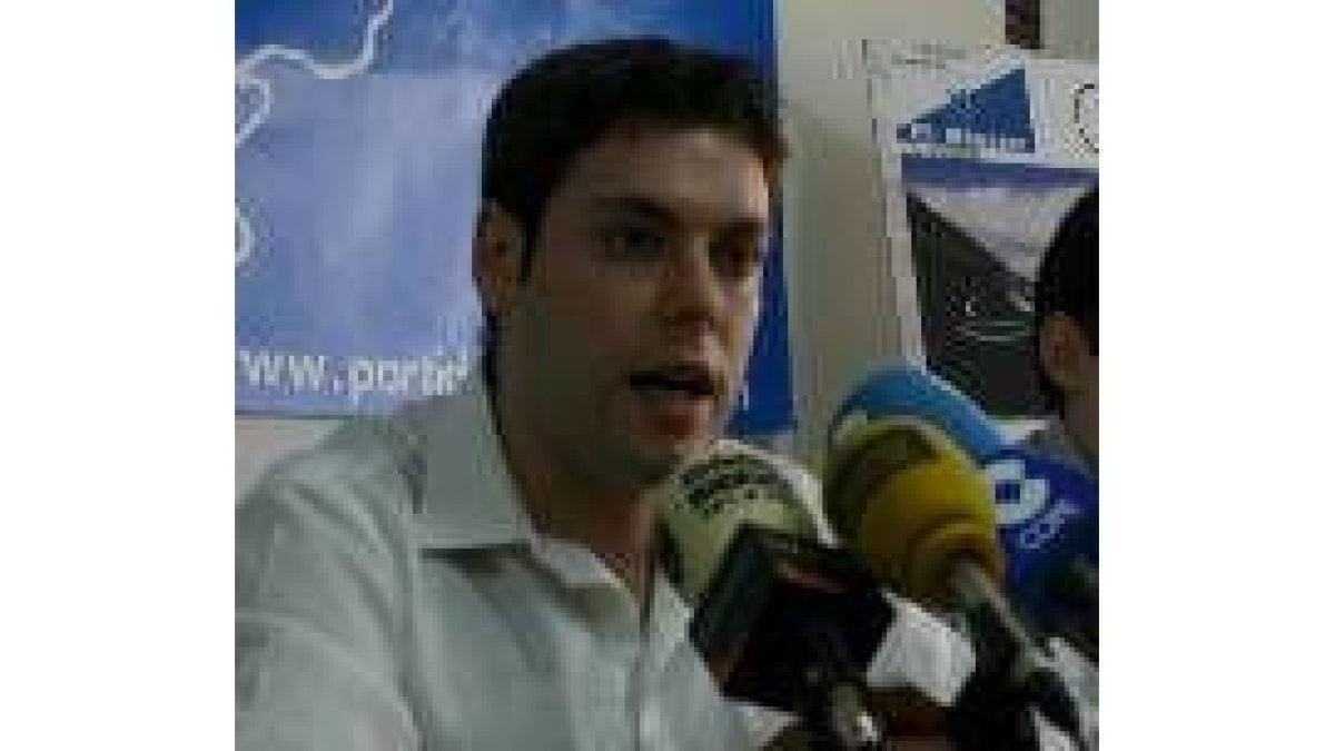 El secretario general del Partido del Bierzo, Iván Alonso