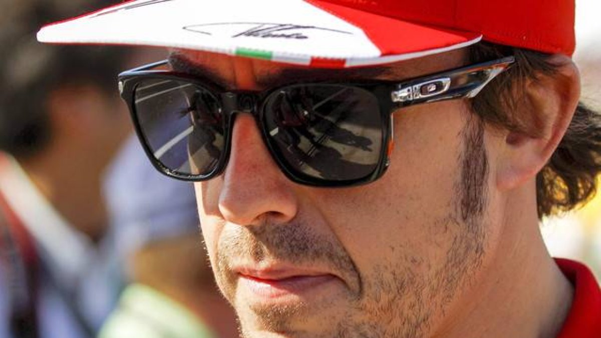 Fernando Alonso al final de la carrera en el circuito de Suzuka donde ha quedado cuarto.
