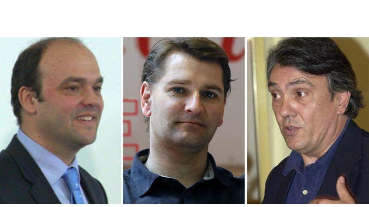 José Carlos Díez, Manuel de la Rocha y Manu Escudero.