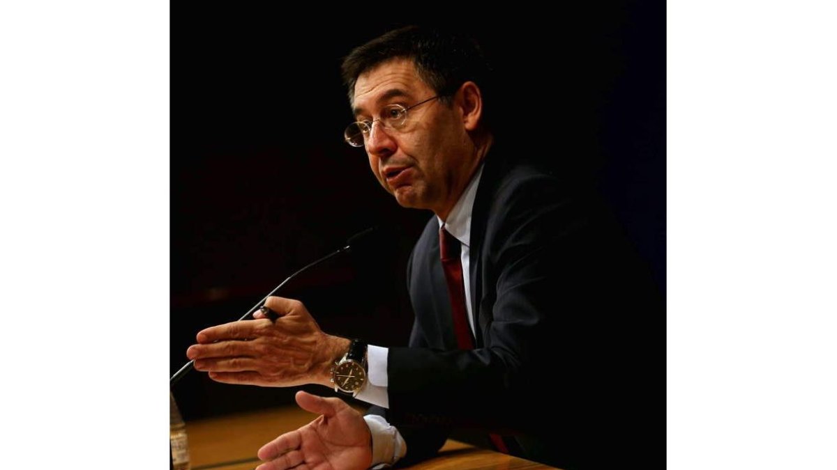 Bartomeu cree que el futuro del Barça no está ligado a Neymar. ALBIR