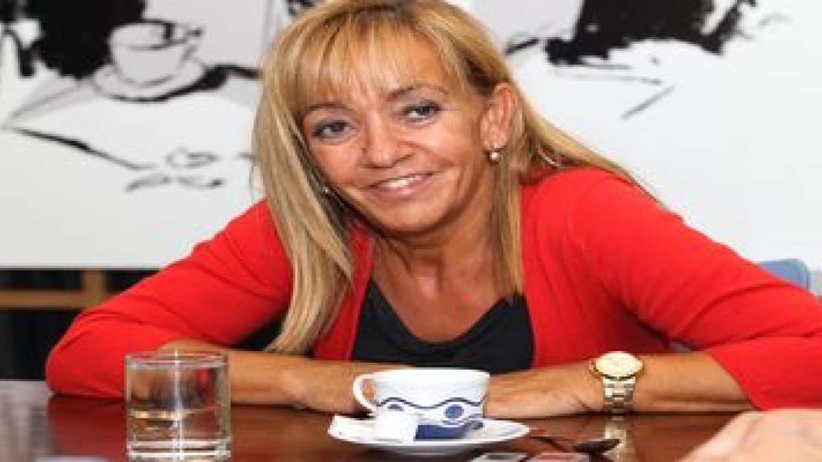 La presidenta de la Diputación y del PP en León, Isabel Carrasco