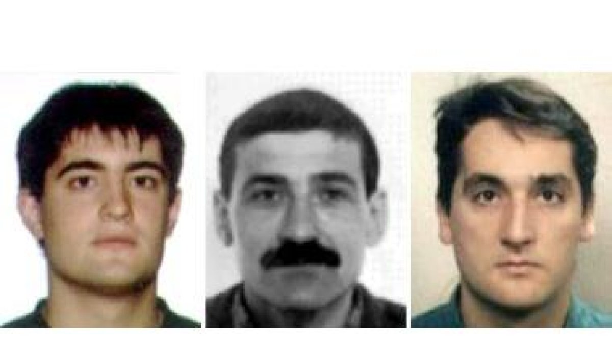 De izquierda a derecha: Ibon Gogeaskoetxea Arronategui, Beinat Aguinagalde Ugartemendia y Gregorio J