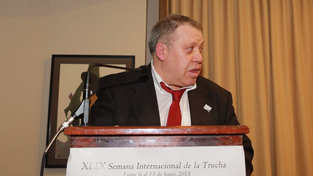 Fernández Luengo, durante su intervención.