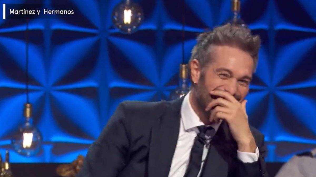El humorista leonés Dani Martínez, en un momento de su último programa en 'Martínez y Hermanos'. MOVISTAR PLUS