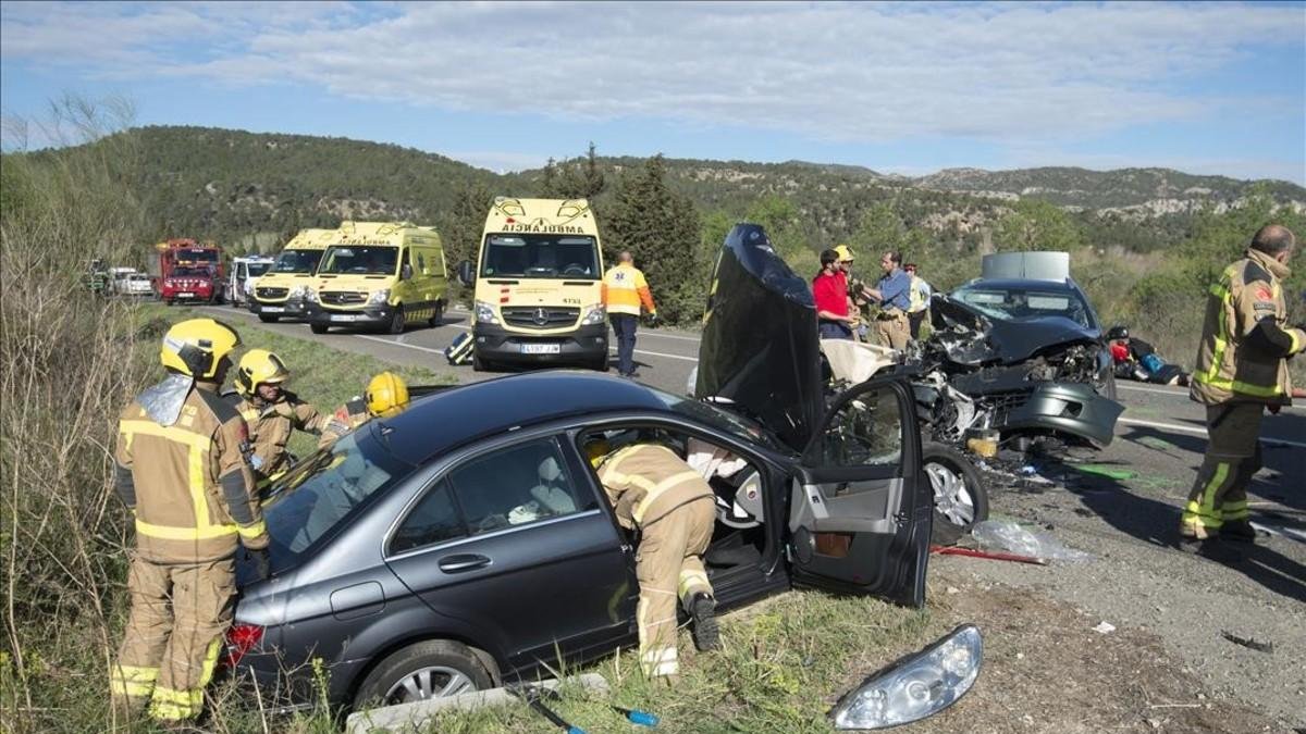 Accidente de tráfico.
