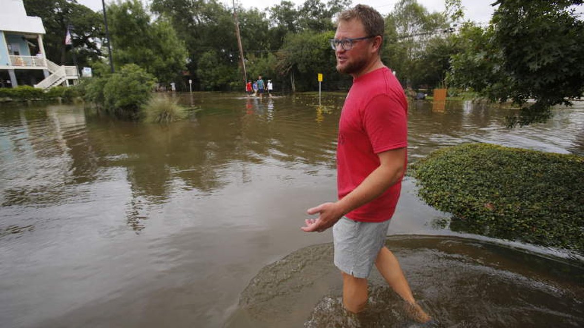 La tormenta tropical inundó varias zonas. DAN ANDERSON