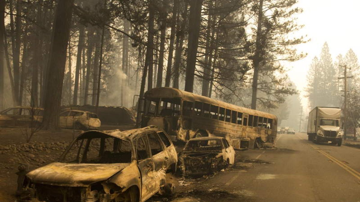 El incendio de ‘Camp Fire’ tuvo un coste para las aseguradoras de 14.410 millones de euros. PETER DASILVA