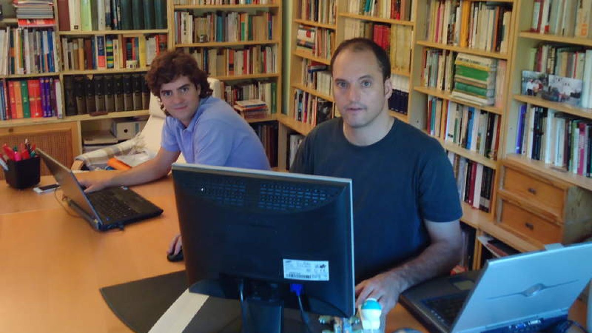 Pedro García y Daniel Medrano forman parte del equipo de Carpling, una innovadora empresa con sello leonés.
