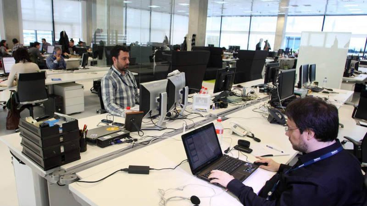 Telefónica inauguró ayer su nuevo espacio dentro de las dependencias de Boecillo.