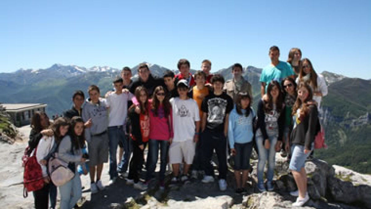 Alumnos del colegio La Asunción