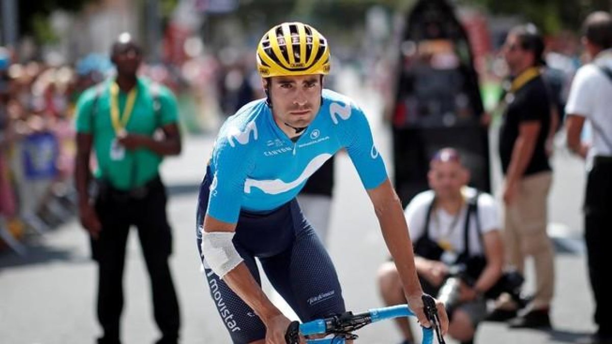Mikel Landa, durante el Tour.