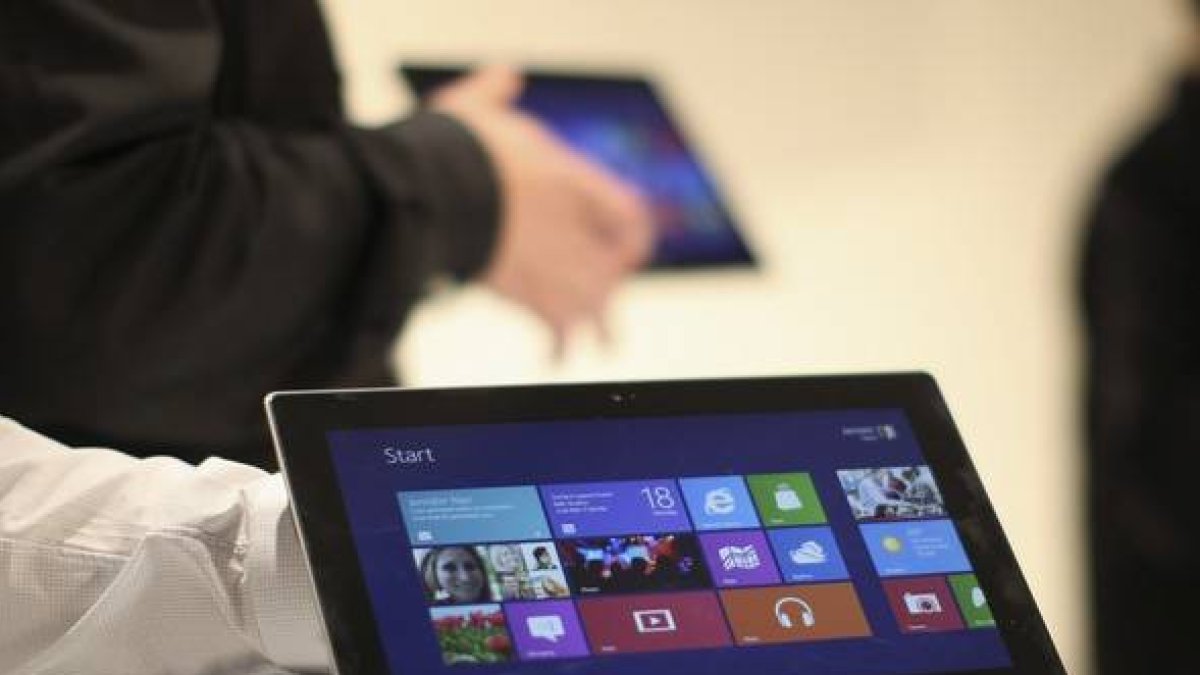 La tableta 'Surface', que Microsoft ha presentado este lunes en Los Ángeles.