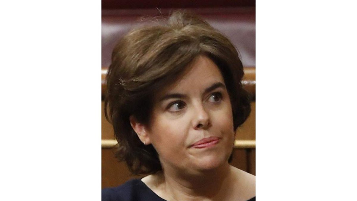 Sáenz de Santamaría y Núñez Feijóo. JAVIER LIZÓN / LAVANDEIRA JR.