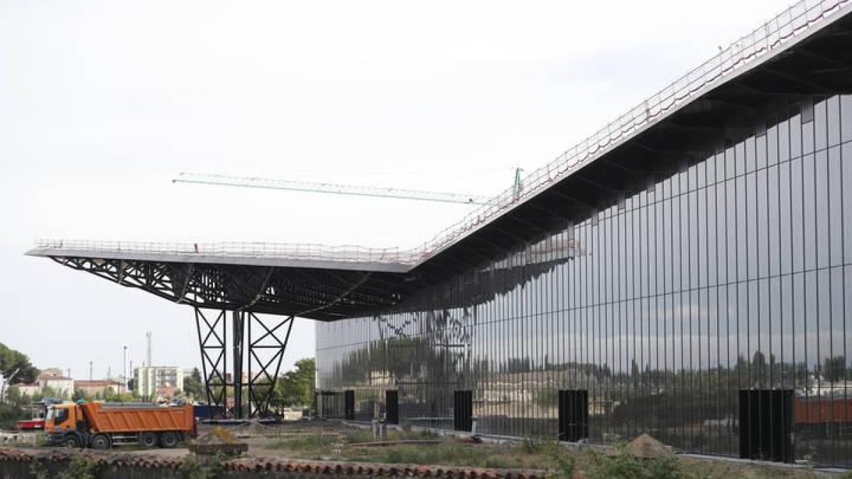 Obras del Palacio de Congresos de León.