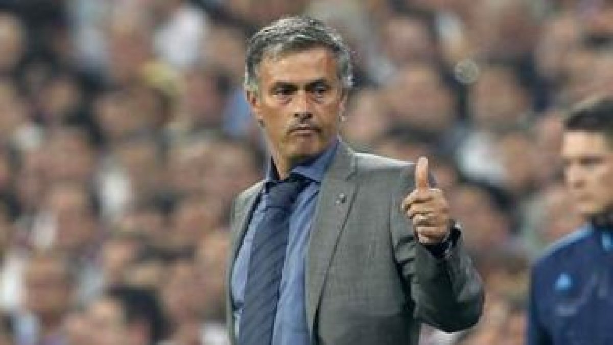José Mourinho durante el Real Madrid-Ajax de este martes.