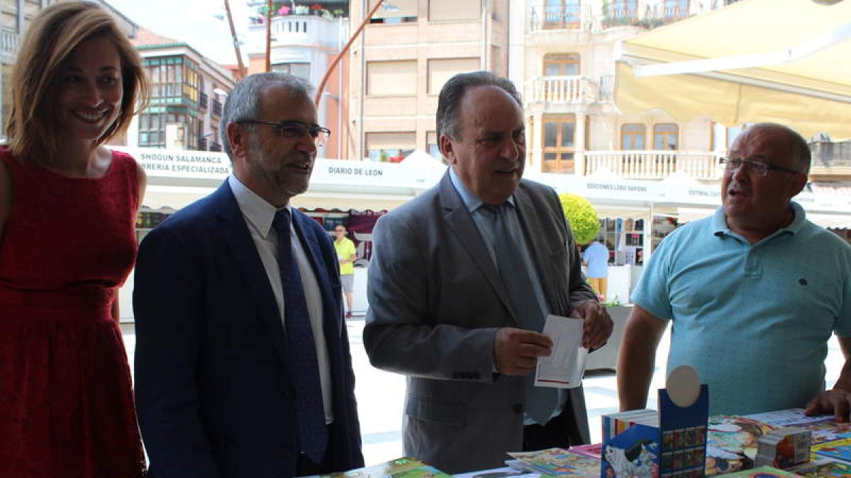 Martínez, Palazuelo, Fernández y Gallego inauguran la cita. A.V.