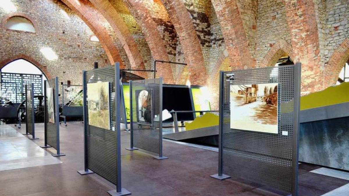 Muestra de las obras expuestas en el Museo Minero de Sabero. CASTRO