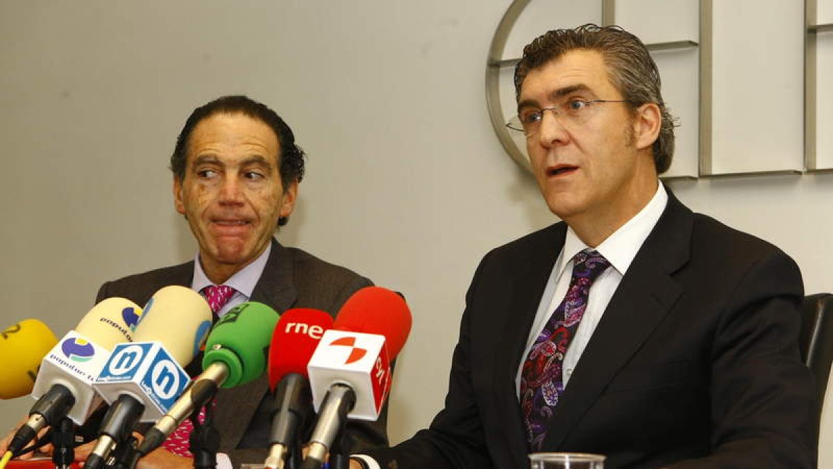 Álvaro Díez y Javier Cepedano, gerente y presidente de la Fele.