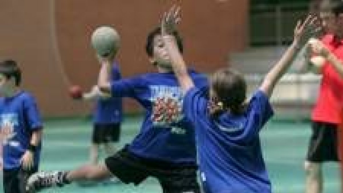 La mayor parte de los niños ya habían jugado antes al balonmano