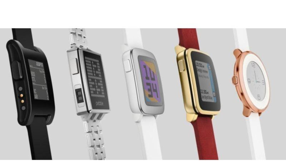 Relojes Pebble.